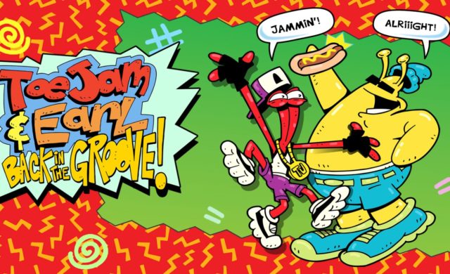 ToeJam & Earl Back in the grove illustration box art