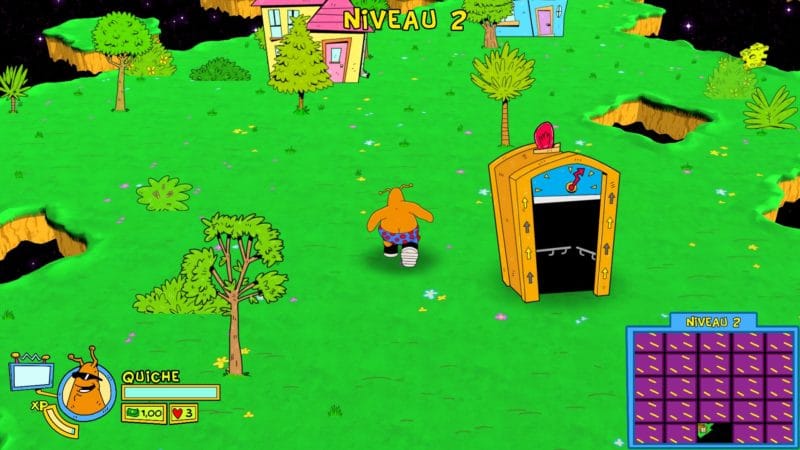 ToeJam & Earl Back in the groove Earl sortie ascenseur