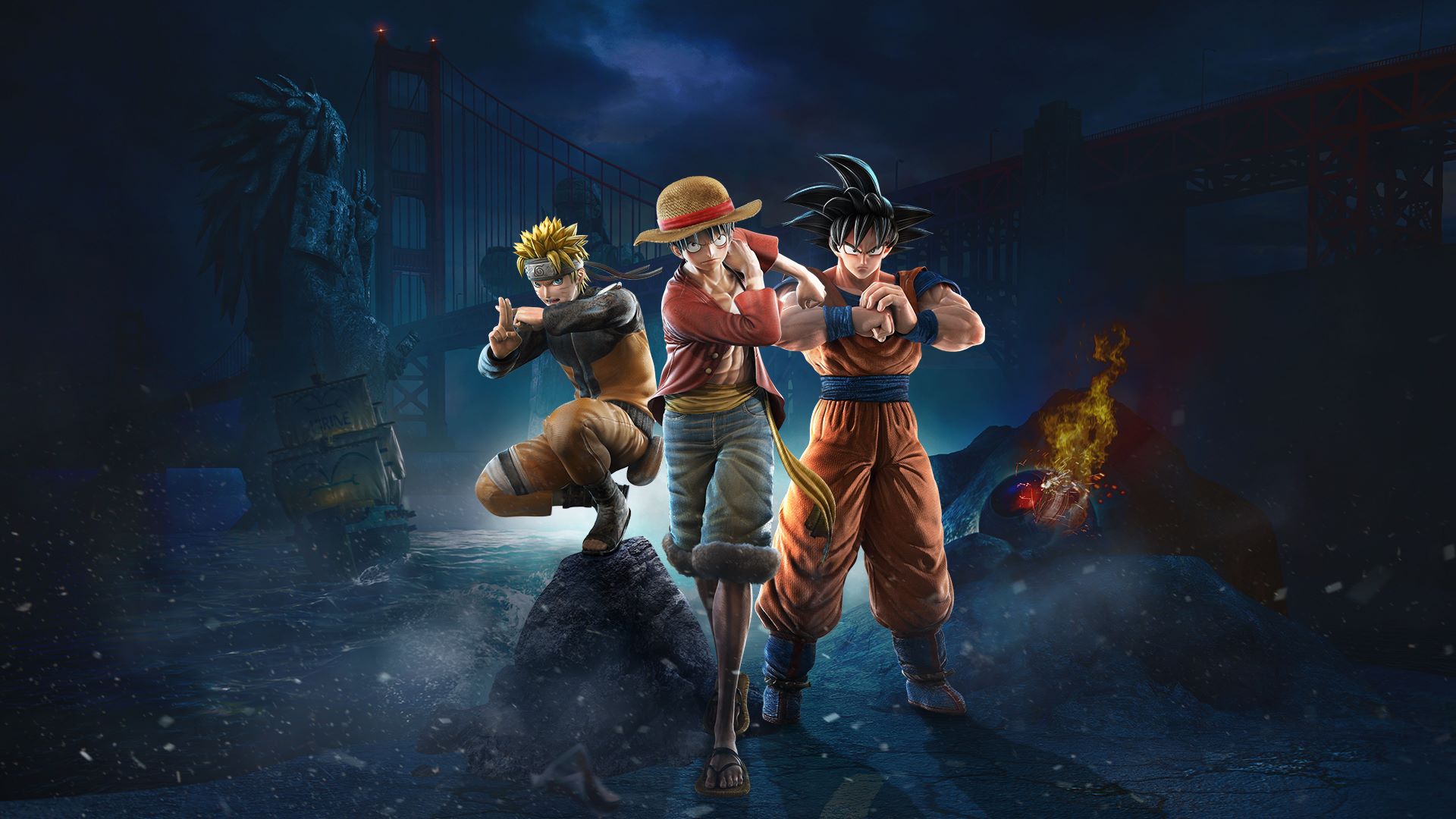 Jump Force Trio Goku-Luffy-Naruto