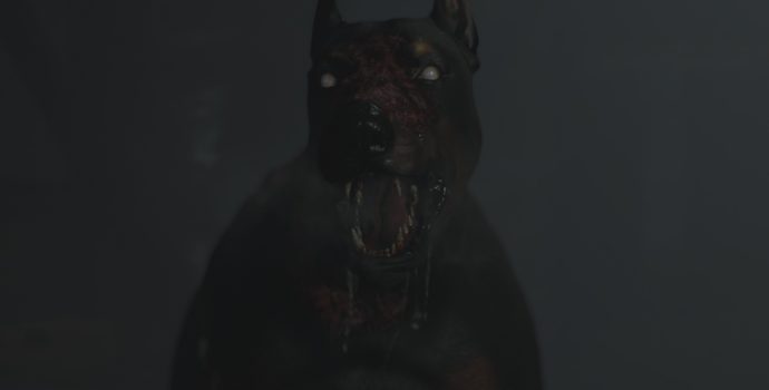 resident evil 2 test doberman