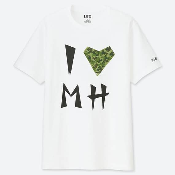 Capcom x Uniqlo Monster Hunter I love MH