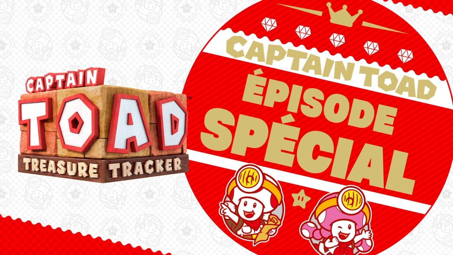 Captain Toad: Treasure Tracker – Épisode spécial - Logo et titre principal