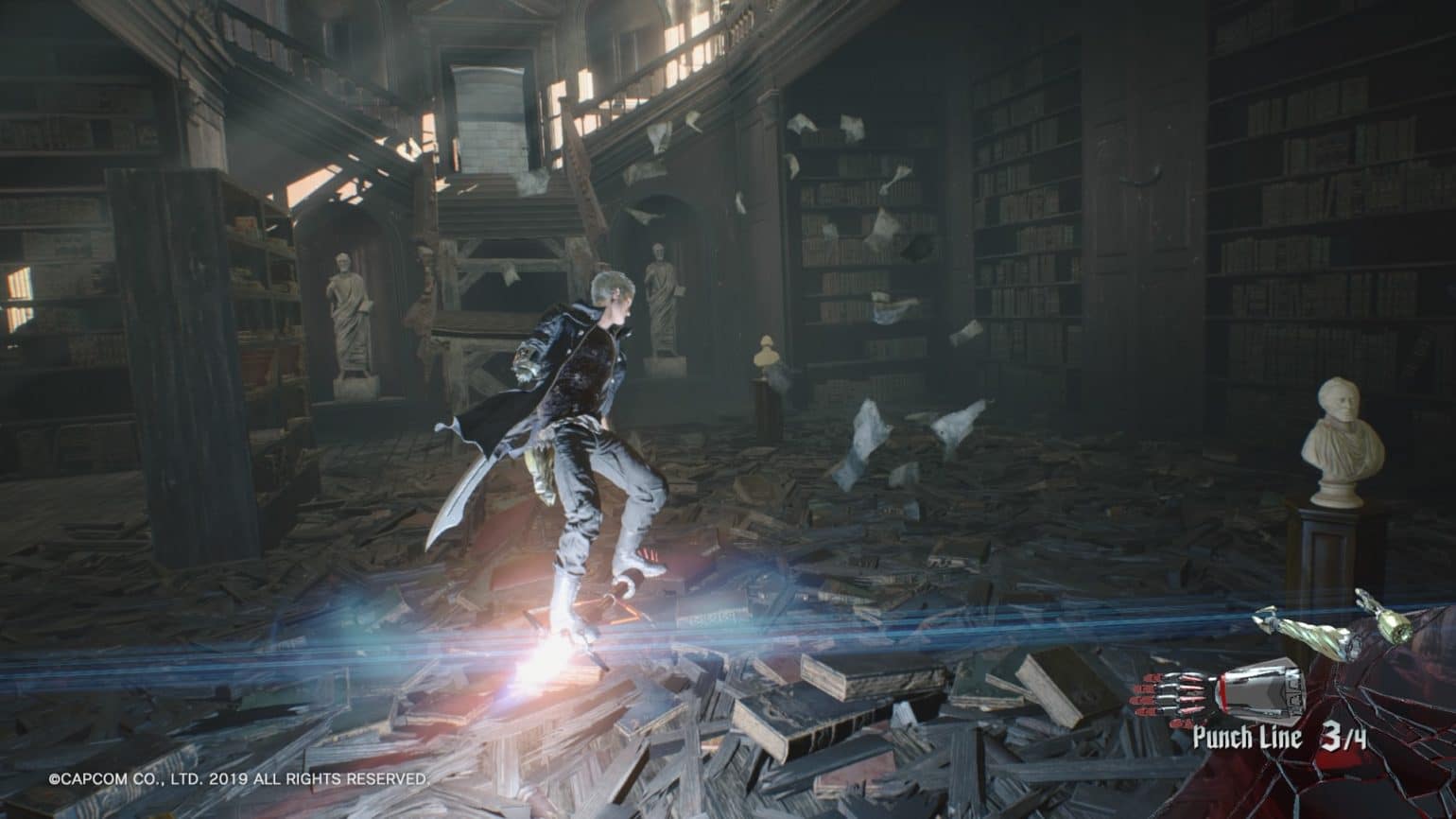 Devil May Cry 5 surf sur Punch Line