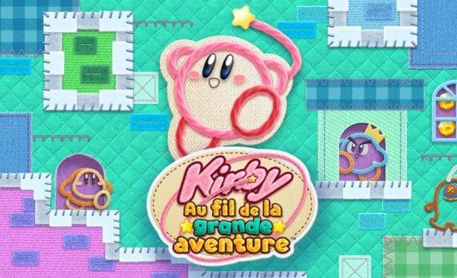 Kirby Au fil de la grande aventure - Titre et logo