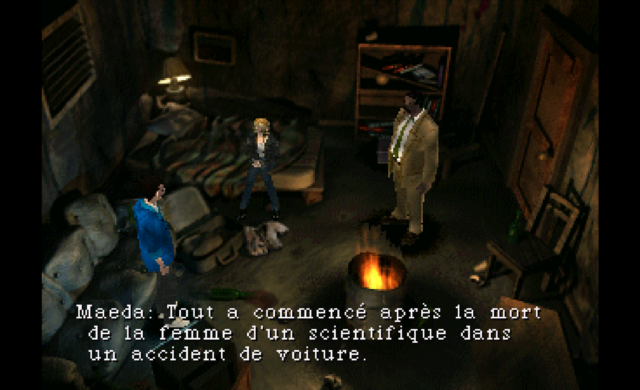 Parasite Eve PS1 Screenshot résumé ingame partie 1