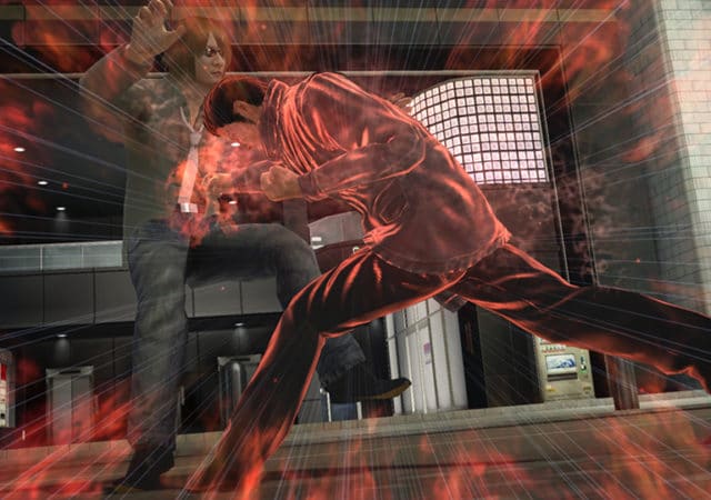 Yakuza 5 remaster PS4 streetfight