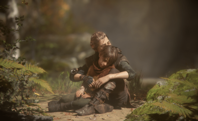 a plague tale innocence amicia et hugo câlin