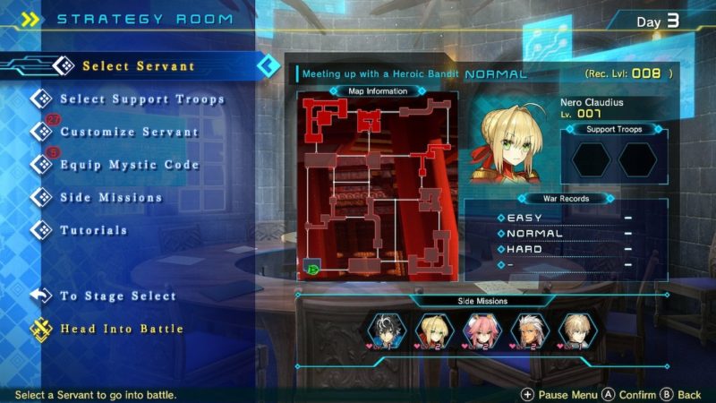 fate extella link preparation