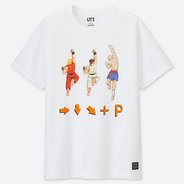 Capcom x Uniqlo Street Fighter commandes