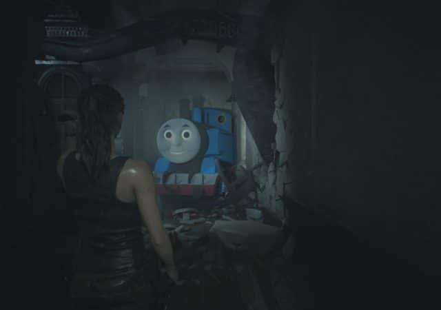 resident evil 2 mod claire thomas le petit train