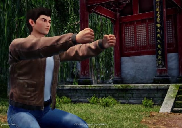 Shenmue III entrainement