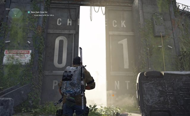 test the division 2 dark zone entrée