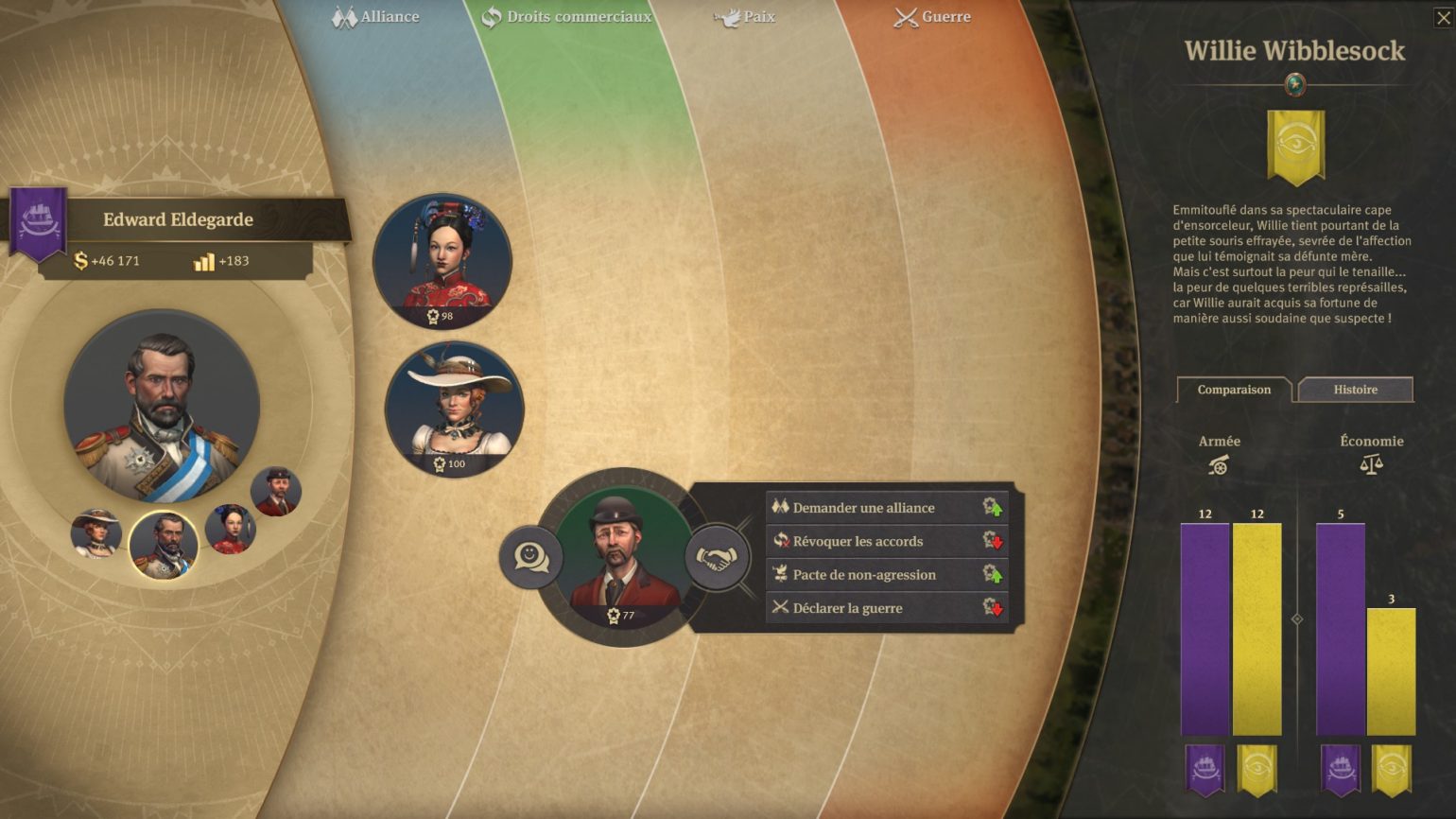 Anno 1800 screenshot diplomatie