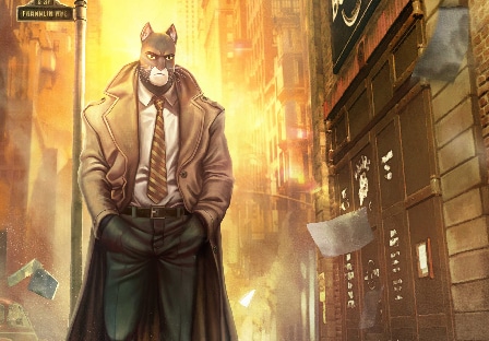 Illustration Blacksad rue