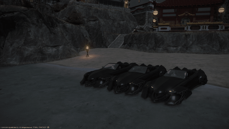 Final Fantasy XIV - Regalia sur la plage