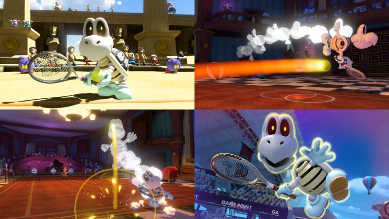 Mario Tennis Aces - Skelerex en action