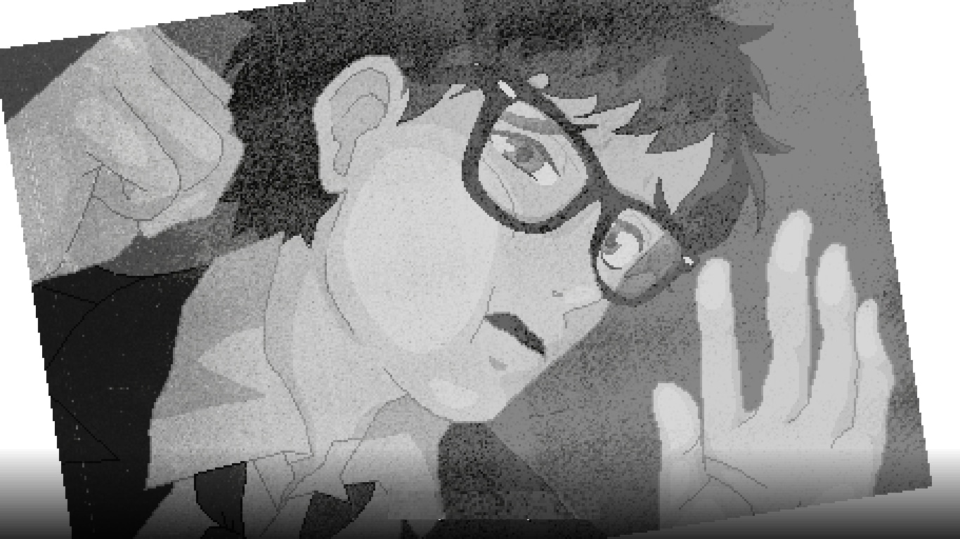 Yuppie Psycho photocopie visage