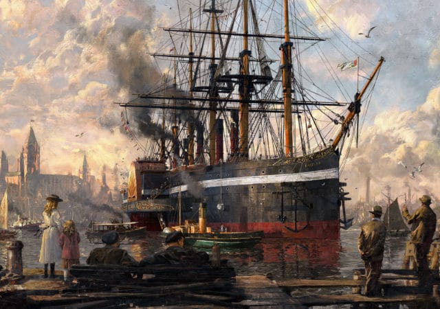 Anno 1800 arrivée au port