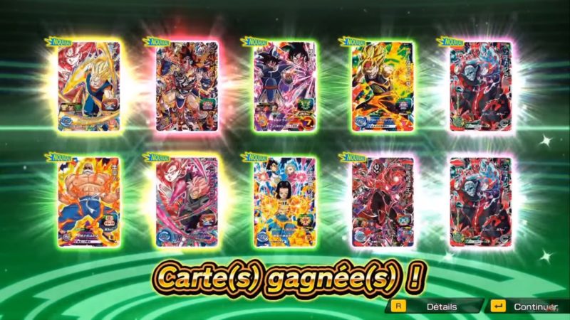 super dragon ball heroes cartes