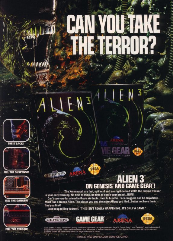 alien 3 pub megadrive