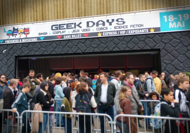 Geek Days Entrée file d'attente enseigne