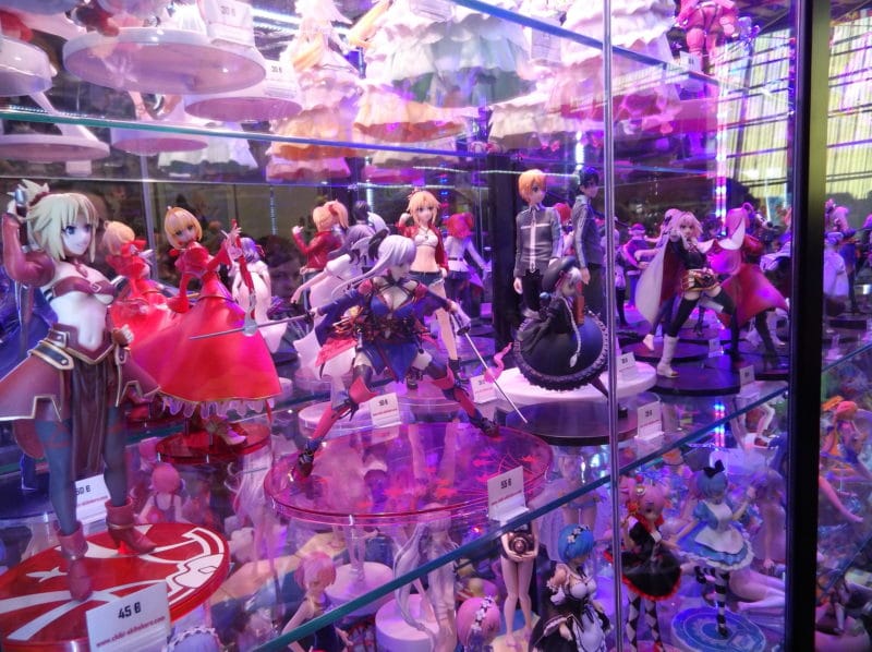 Geek Days 2019 vitrine figurines