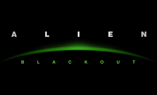 alien blackout poster