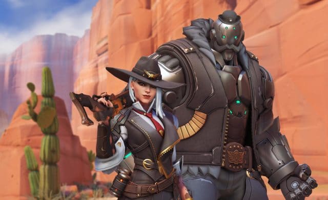 Overwatch Personnages robot desert ashe