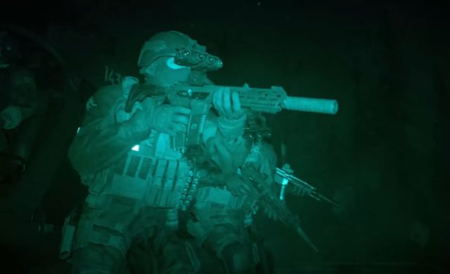 call of duty modern warfare night vision