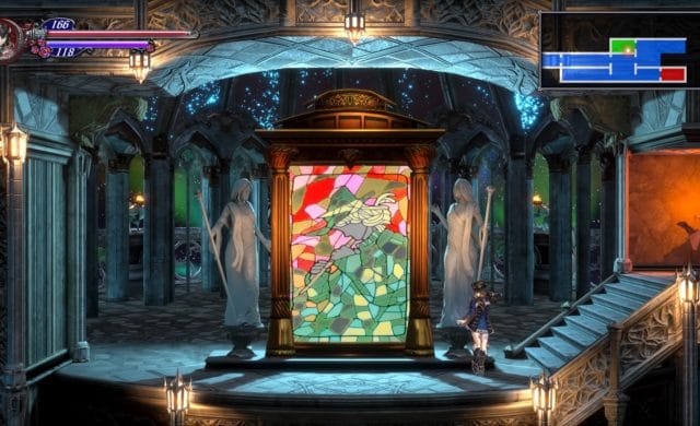 Bloodstained vitrail téléportation