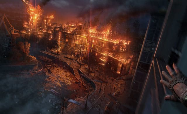 dying light 2 ville en feu