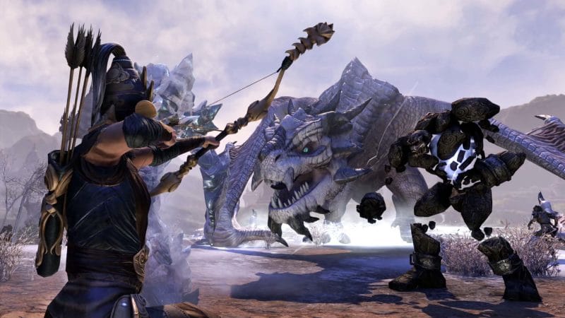 The Elder Scrolls Online dragon fight