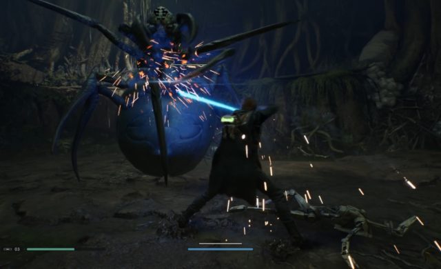 jedi fallen order combat araignée