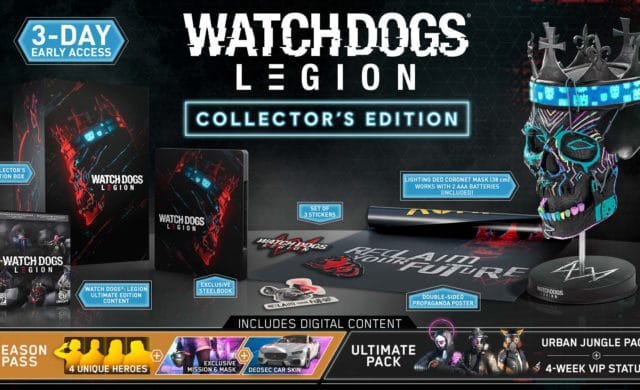 édition collector du jeu Watch Dogs Legion