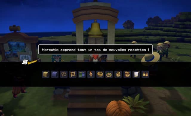 Dragon Quest Builder 2 recettes