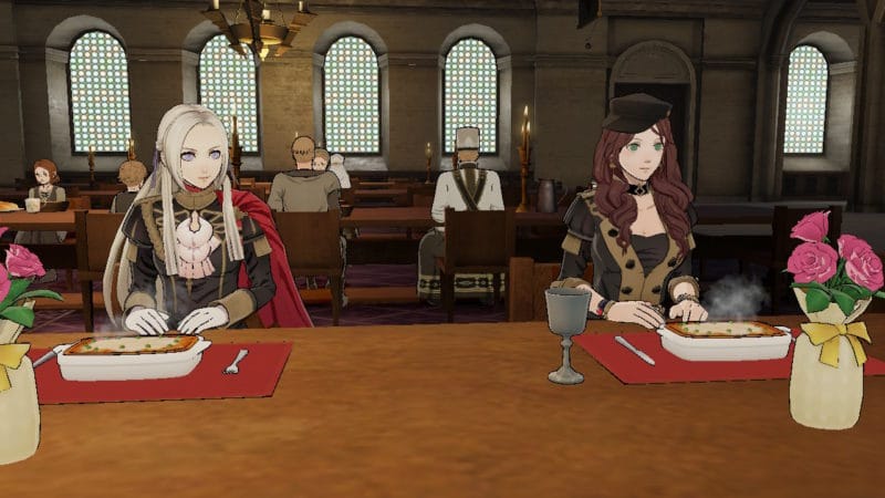 Fire Emblem: Three Houses - réfectoire