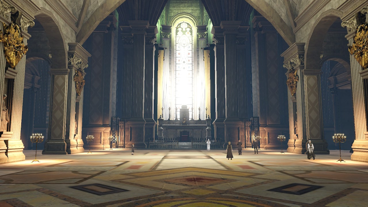 Test Fire Emblem Three Houses - Intérieur monastère