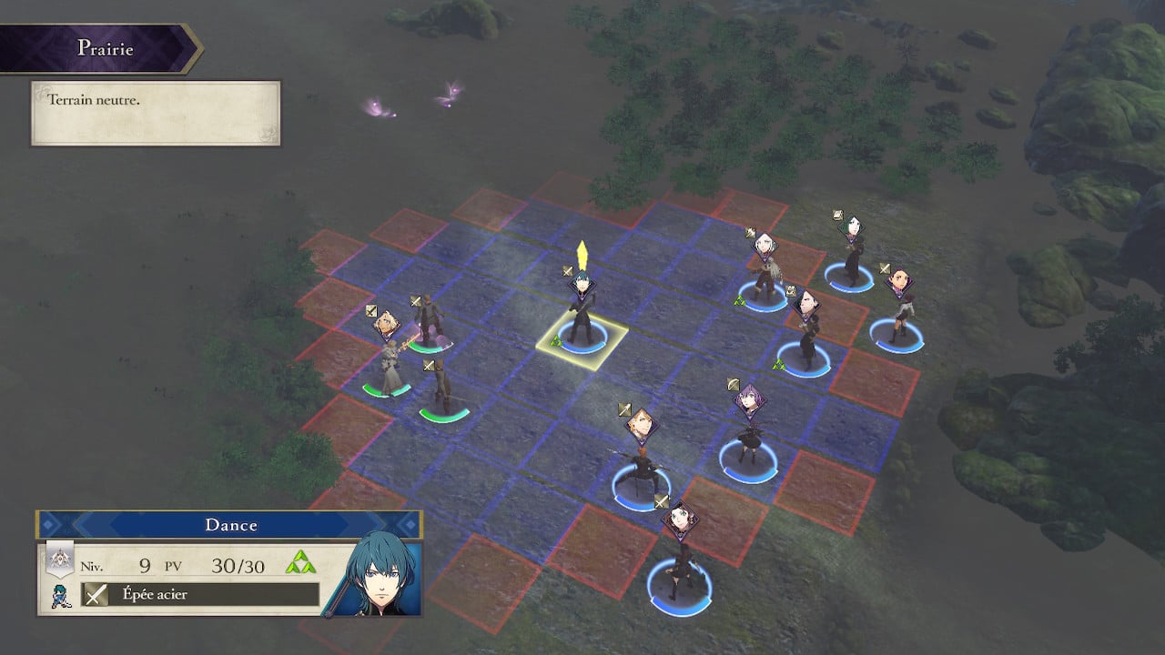 Test Fire Emblem: Three Houses - champ de bataille