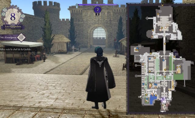 Test Fire Emblem: Three Houses - Carte du monastère