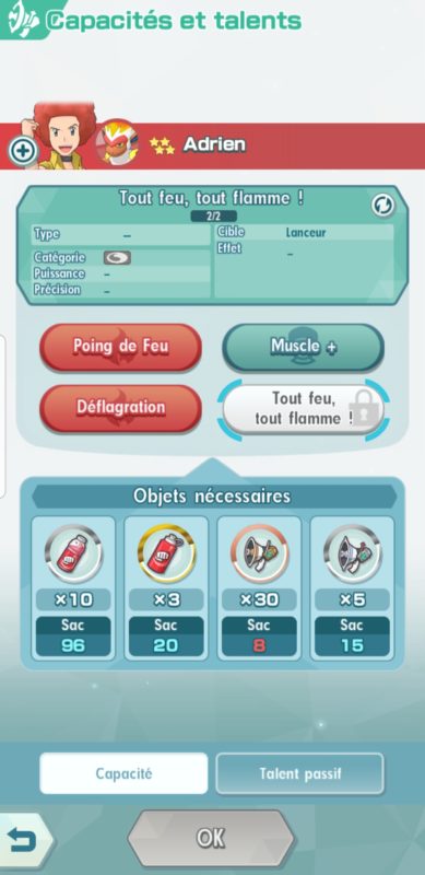 Pokémon Masters - Débloquer attaques