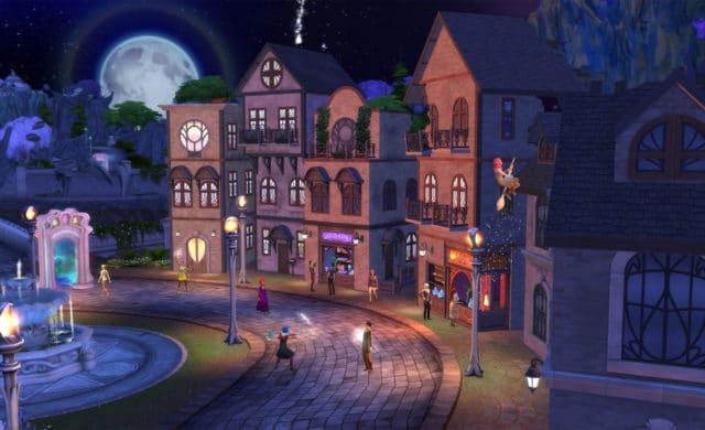 sims 4 pack monde magique ville