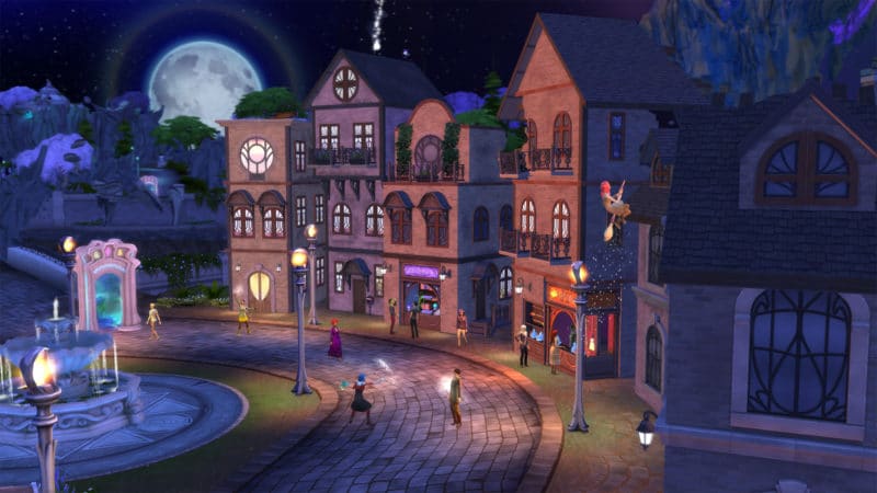 sims 4 pack monde magique ville