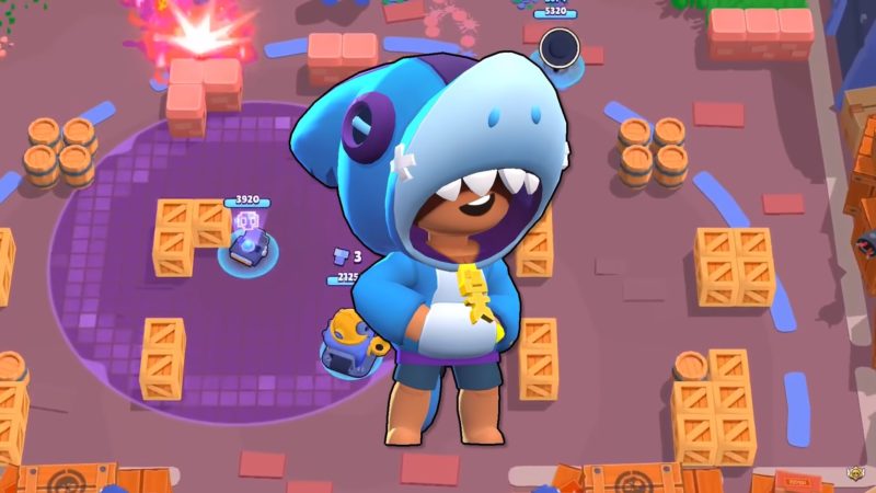 nouveau skin leon requin brawl stars