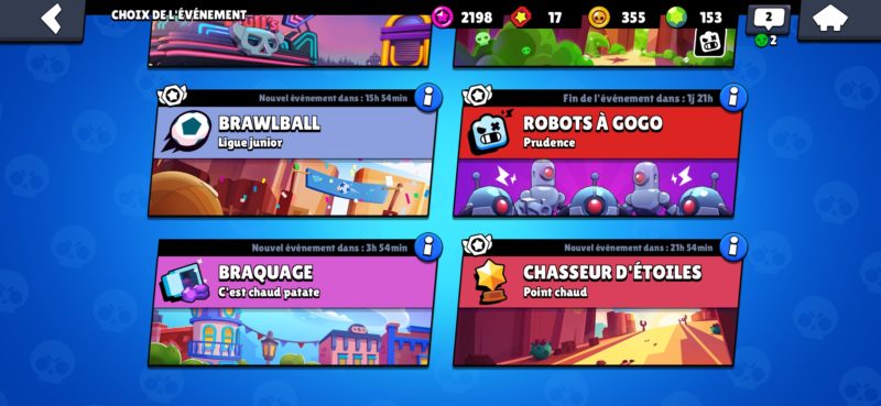 nouveau mode chasseur d'étoiles sur brawl stars mobile, chacun pour soi