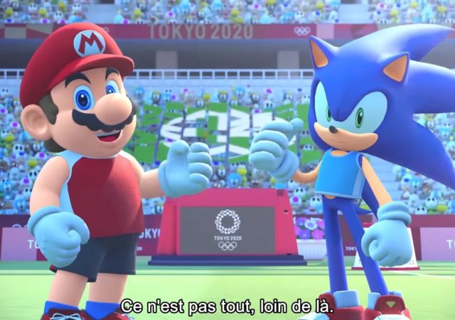 wallpaper mario et sonic aux jeux olympiques switch