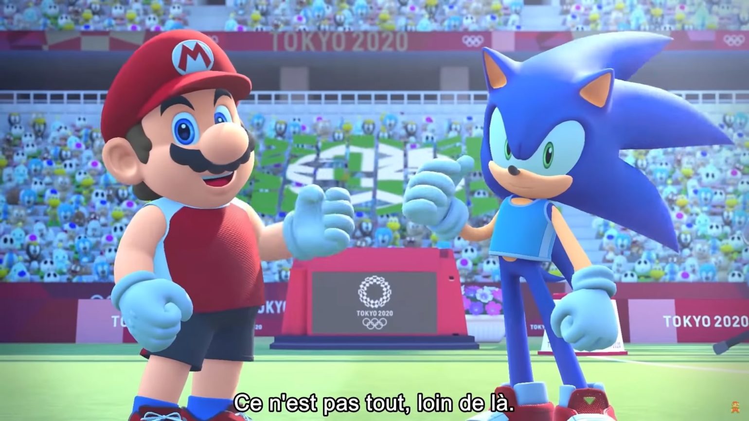 wallpaper mario et sonic aux jeux olympiques switch