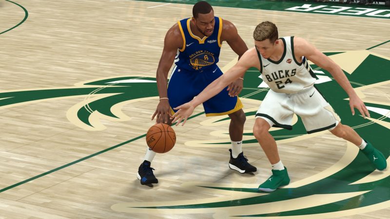 nba 2k20 bucks vs golden states 2