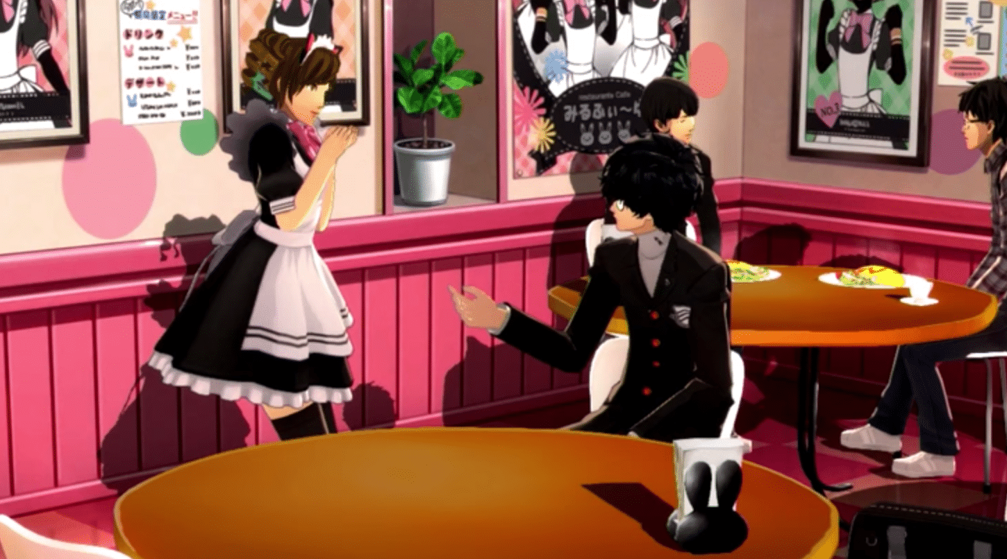 persona 5 royal skin maid costumes personnages