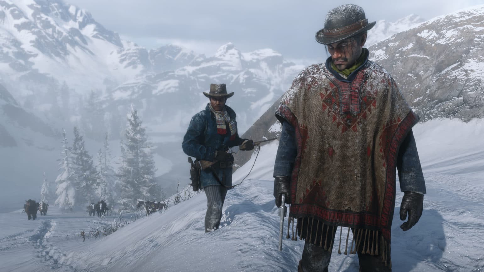 red dead redemtpion 2 neige pc