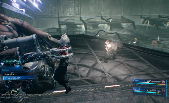 Final Fantasy VII Remake clou chope